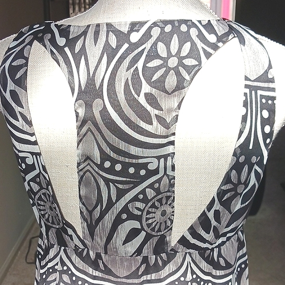 GLAM BLACK/GREY DRESS SIZE SMALL - Picture 7 of 12